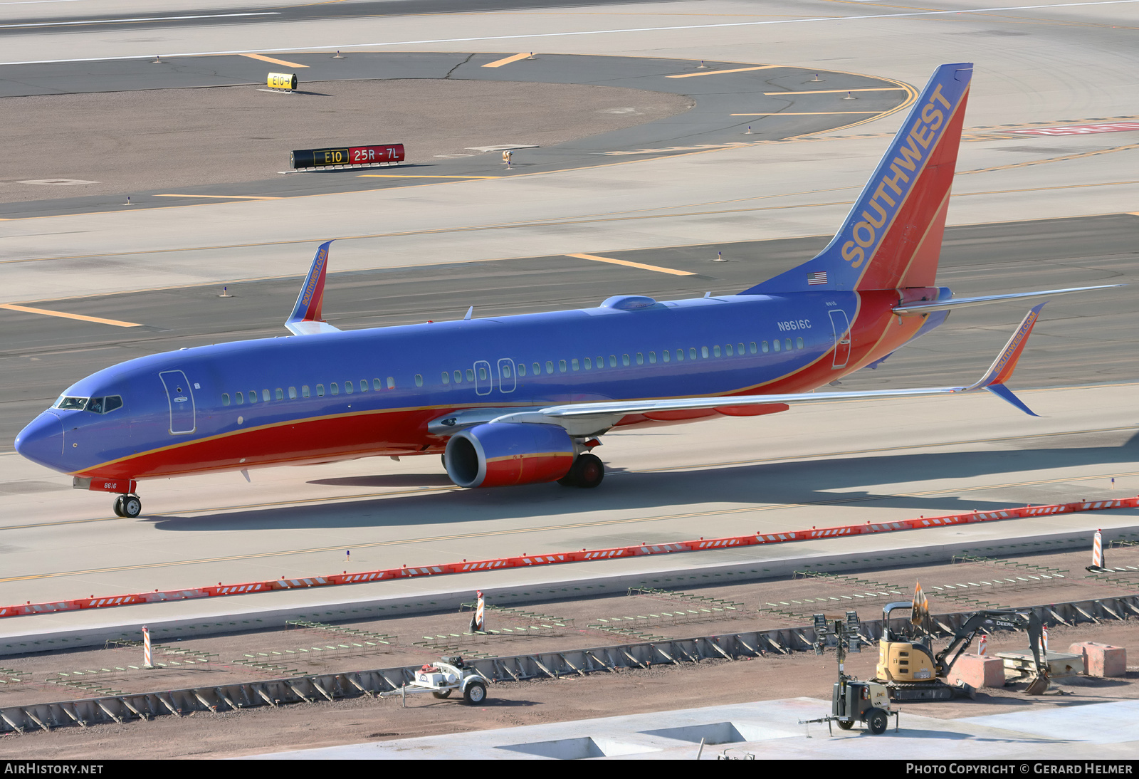 Aircraft Photo of N8616C | Boeing 737-8H4 | Southwest Airlines | AirHistory.net #419834