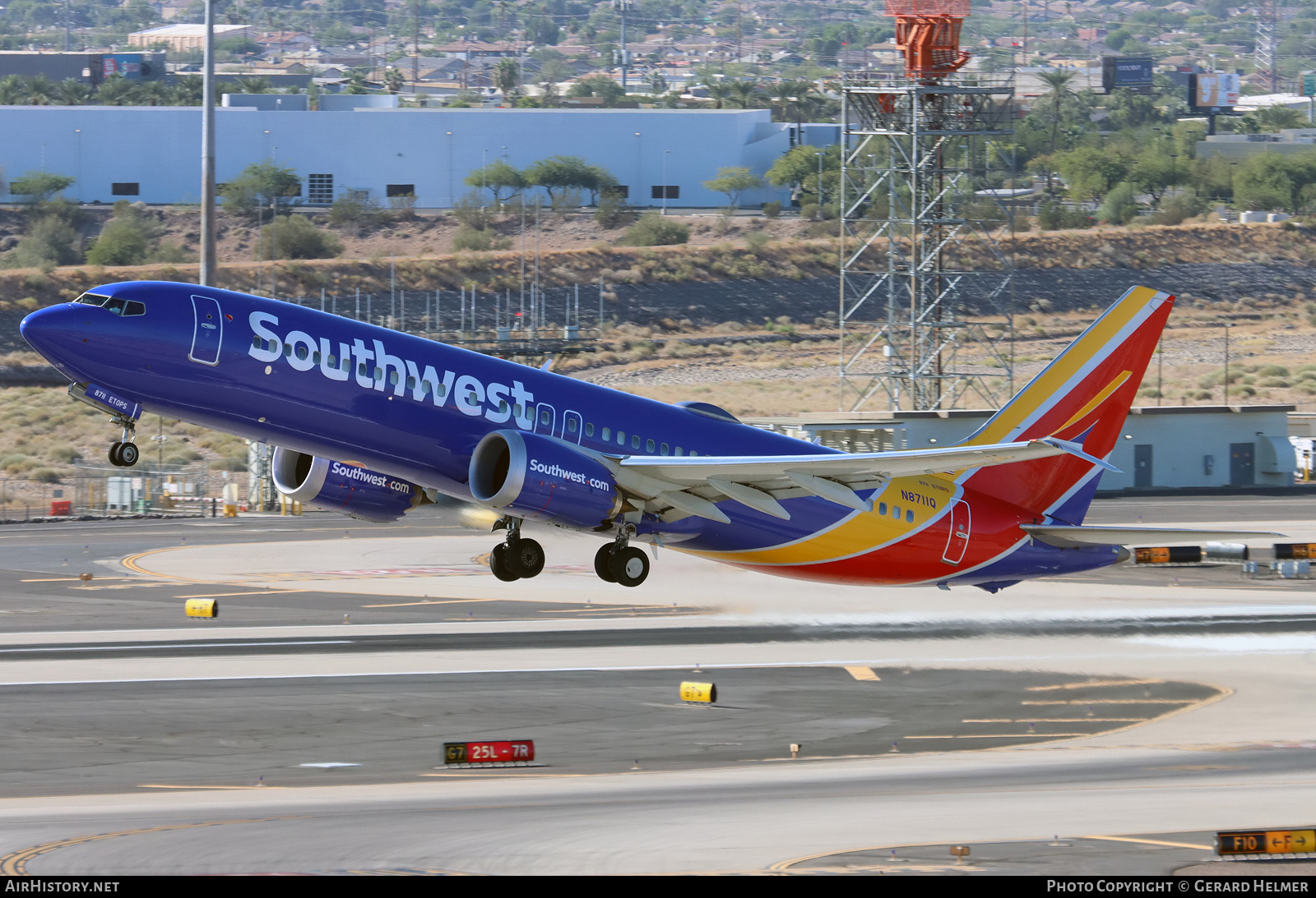 Aircraft Photo of N8711Q | Boeing 737-8 Max 8 | Southwest Airlines | AirHistory.net #419844