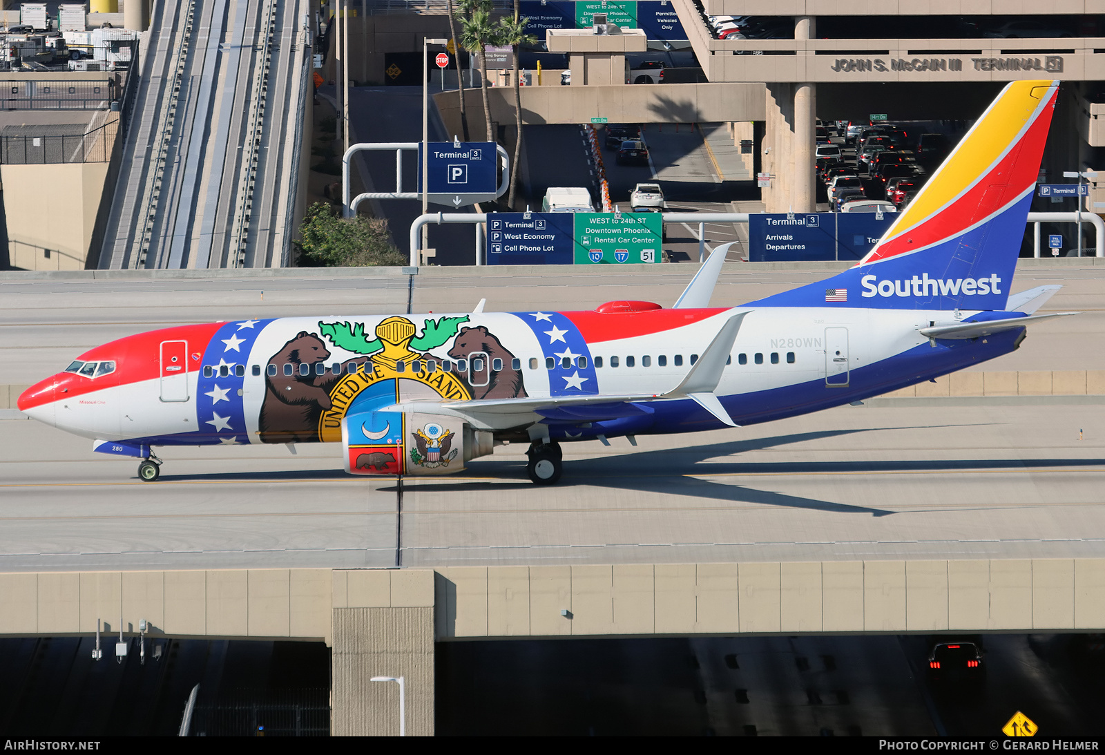 Aircraft Photo of N280WN | Boeing 737-7H4 | Southwest Airlines | AirHistory.net #419846
