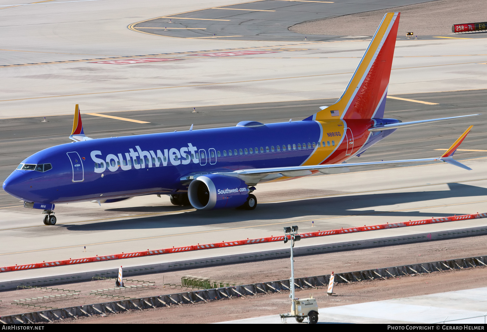 Aircraft Photo of N8816Q | Boeing 737-8 Max 8 | Southwest Airlines | AirHistory.net #419848