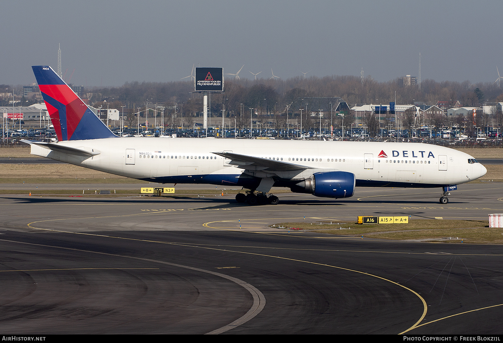 Aircraft Photo of N863DA | Boeing 777-232/ER | Delta Air Lines | AirHistory.net #419893