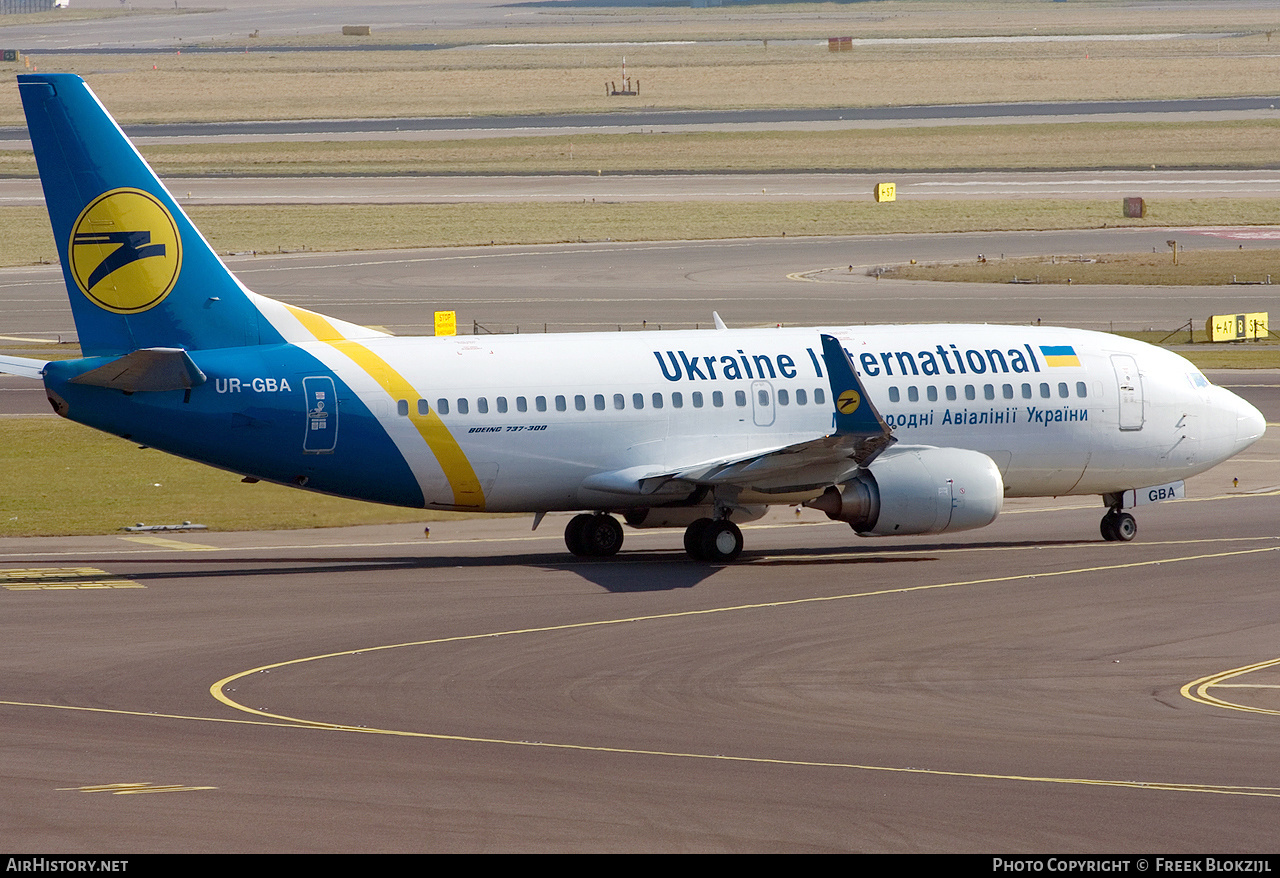 Aircraft Photo of UR-GBA | Boeing 737-36N | Ukraine International Airlines | AirHistory.net #419896