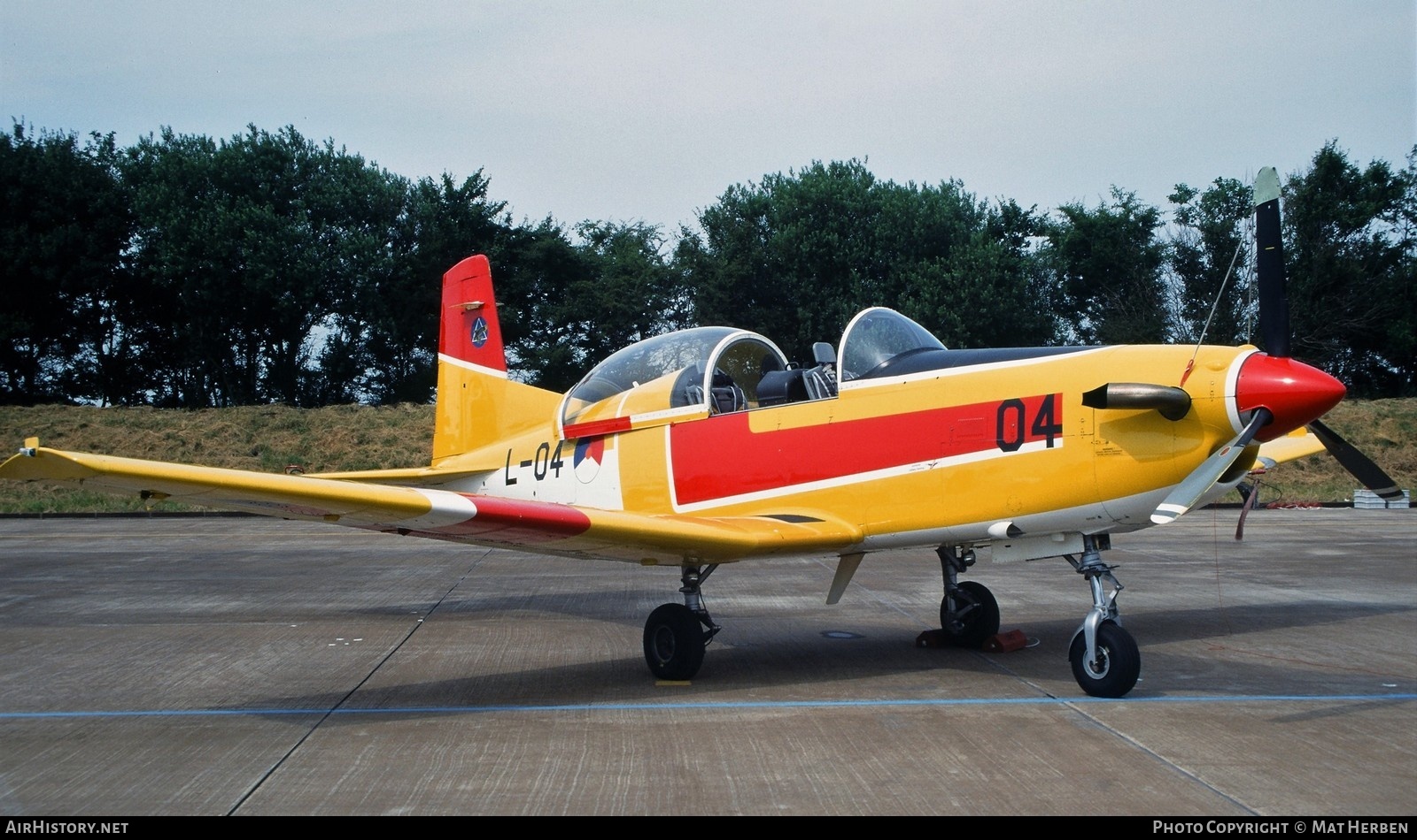 Aircraft Photo of L-04 | Pilatus PC-7 | Netherlands - Air Force | AirHistory.net #419910
