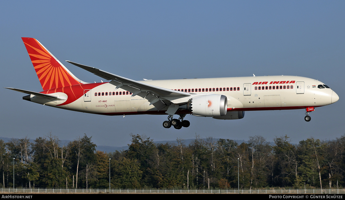 Aircraft Photo of VT-NAC | Boeing 787-8 Dreamliner | Air India | AirHistory.net #419915