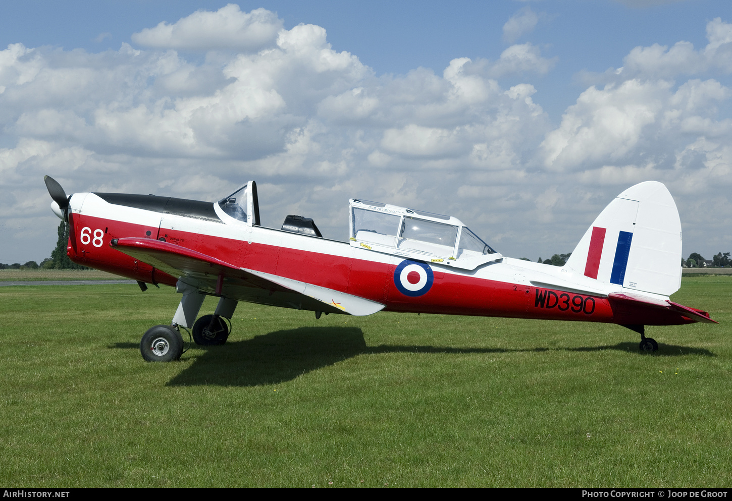 Aircraft Photo of G-BWNK / WD390 | De Havilland DHC-1 Chipmunk Mk22 | UK - Air Force | AirHistory.net #419917