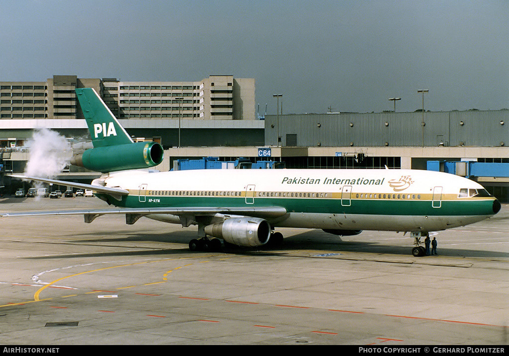 Aircraft Photo of AP-AYM | McDonnell Douglas DC-10-30 | Pakistan International Airlines - PIA | AirHistory.net #419955