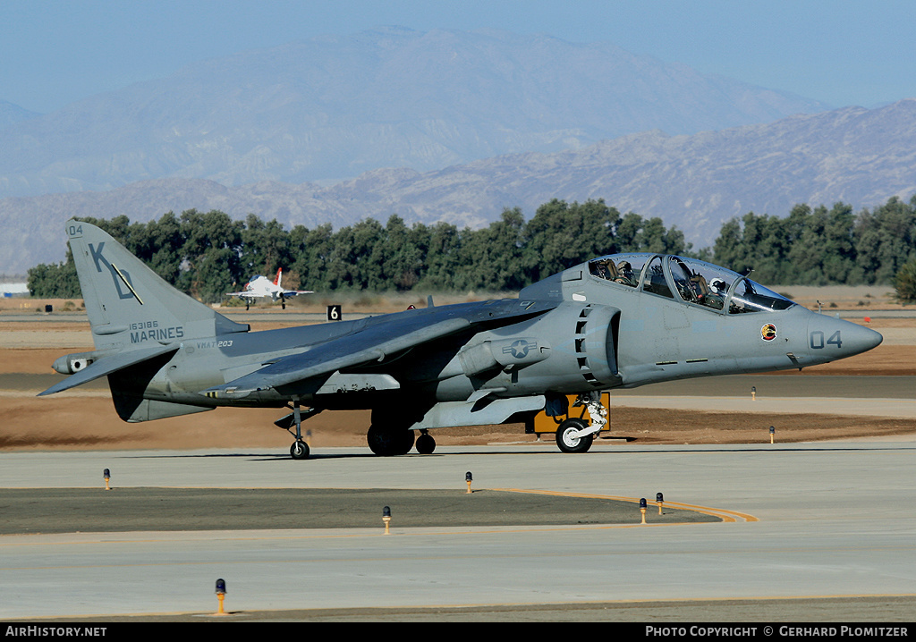 Aircraft Photo of 163186 | McDonnell Douglas AV-8B Harrier II | USA - Marines | AirHistory.net #419958