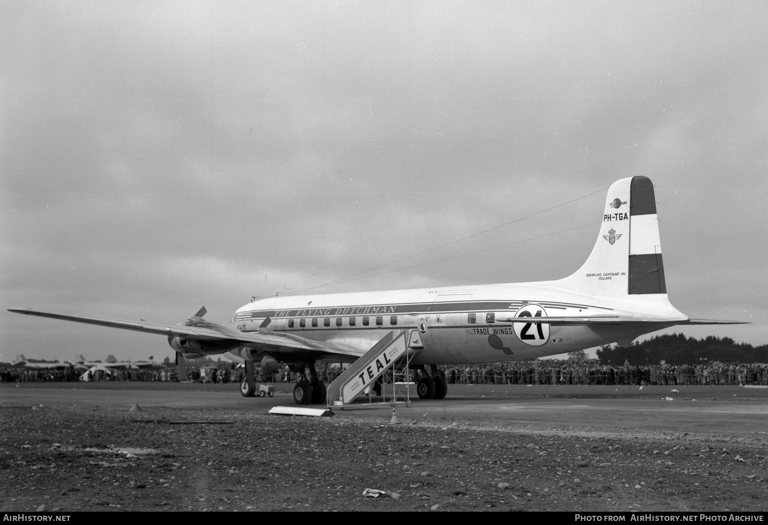 Aircraft Photo of PH-TGA | Douglas DC-6A | KLM - Royal Dutch Airlines | AirHistory.net #419980