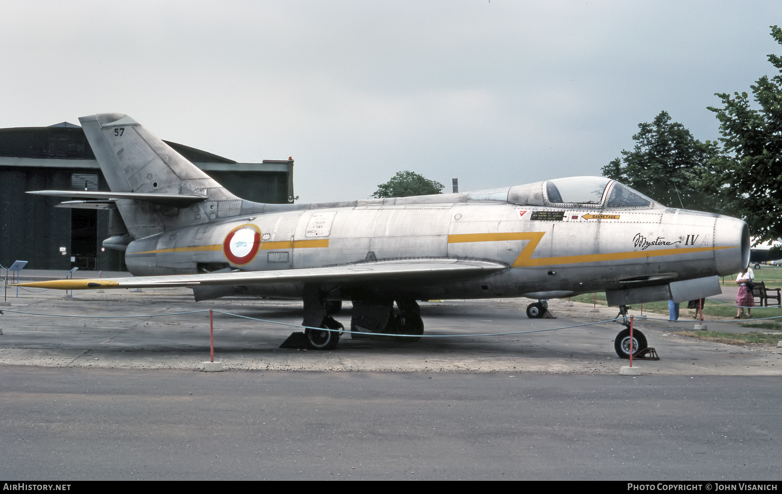 Aircraft Photo of 57 | Dassault MD-454 Mystere IV A | France - Air Force | AirHistory.net #420012