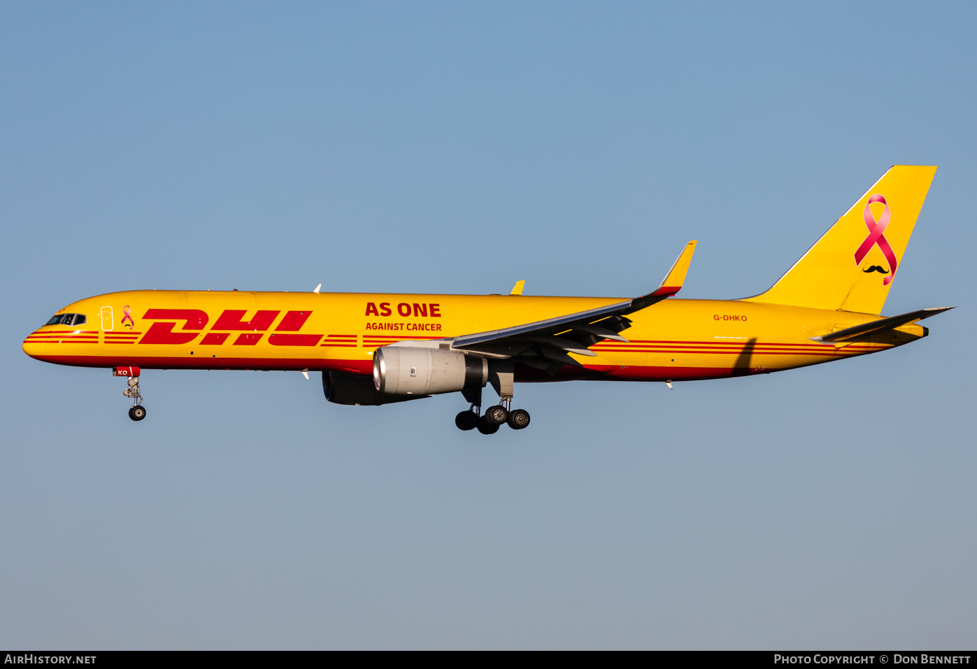Aircraft Photo of G-DHKO | Boeing 757-223(PCF) | DHL International | AirHistory.net #420022