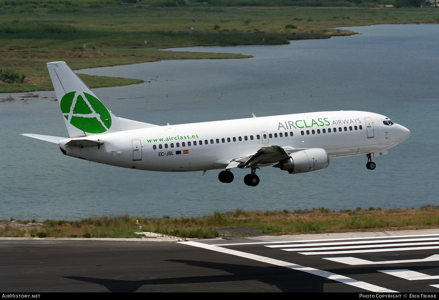 Aircraft Photo of EC-JSL | Boeing 737-33A | AirClass Airways | AirHistory.net #420033