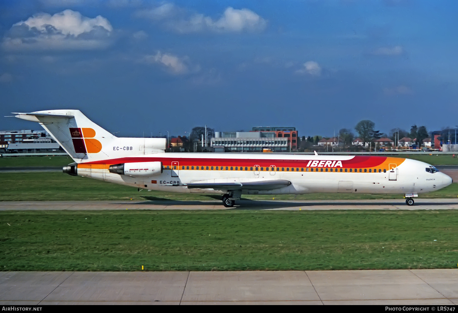 Aircraft Photo of EC-CBB | Boeing 727-256/Adv | Iberia | AirHistory.net #420043