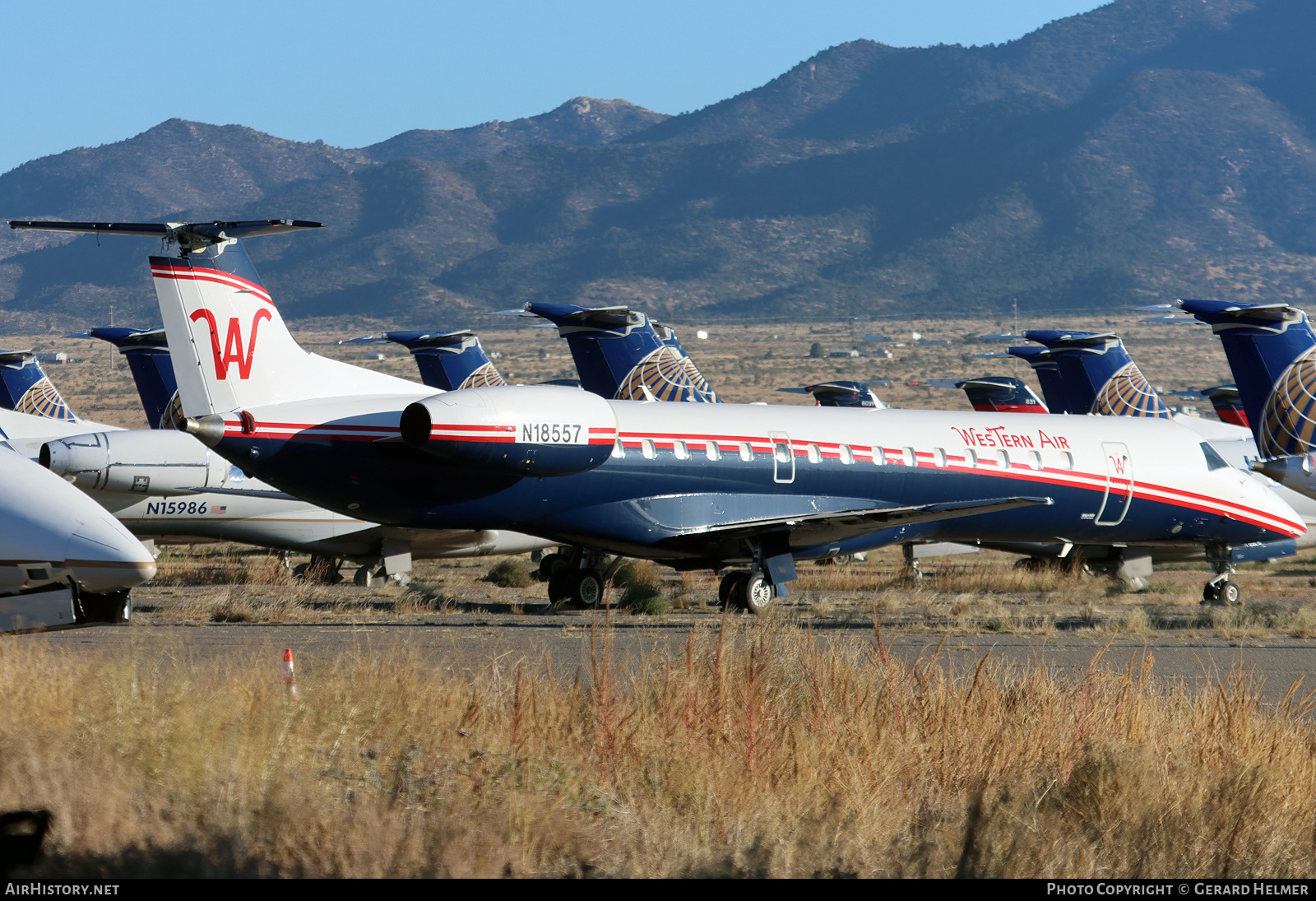 Aircraft Photo of N18557 | Embraer ERJ-145LR (EMB-145LR) | Western Air | AirHistory.net #420046