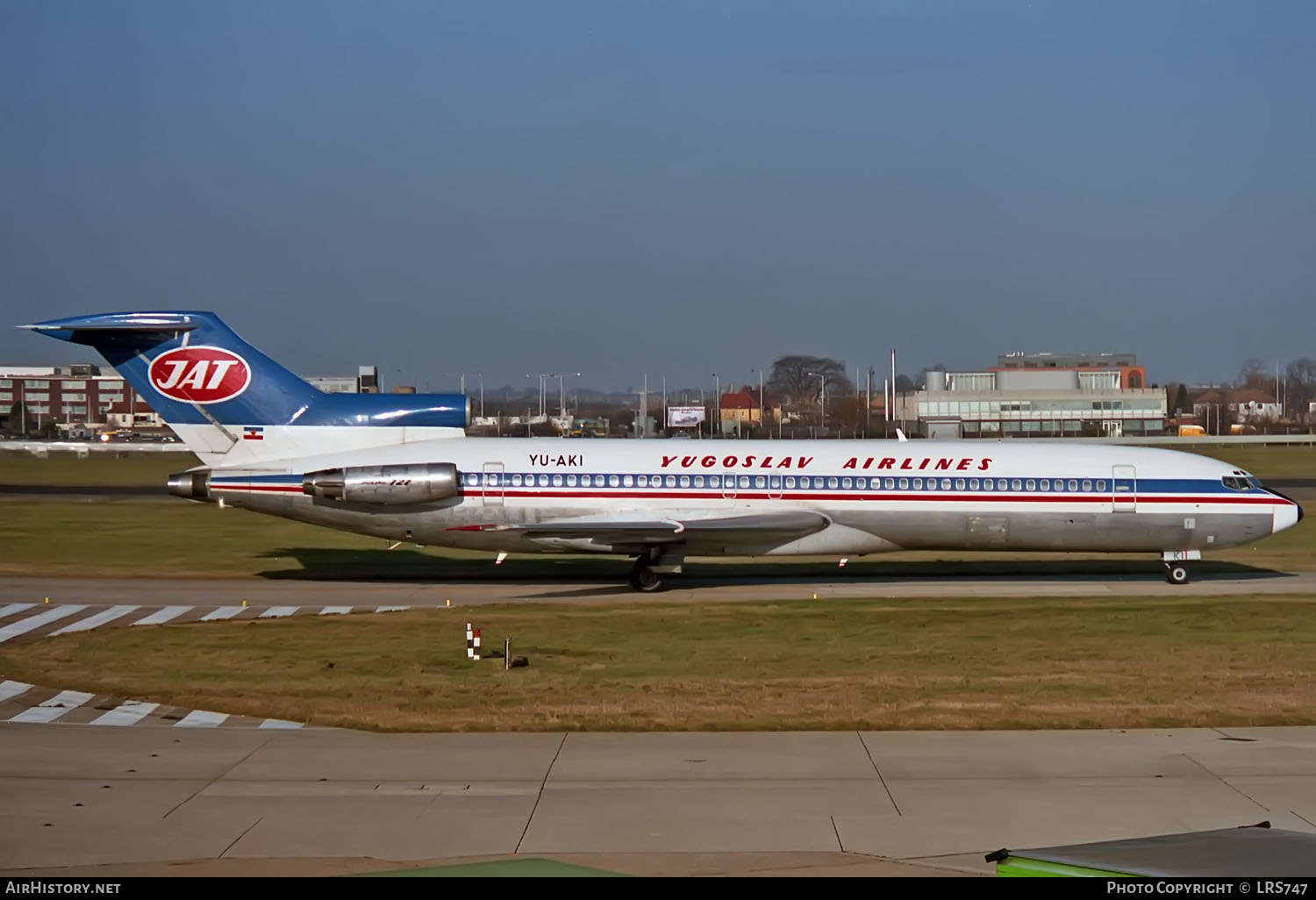 Aircraft Photo of YU-AKI | Boeing 727-2H9/Adv | JAT Yugoslav Airlines - Jugoslovenski Aerotransport | AirHistory.net #420070