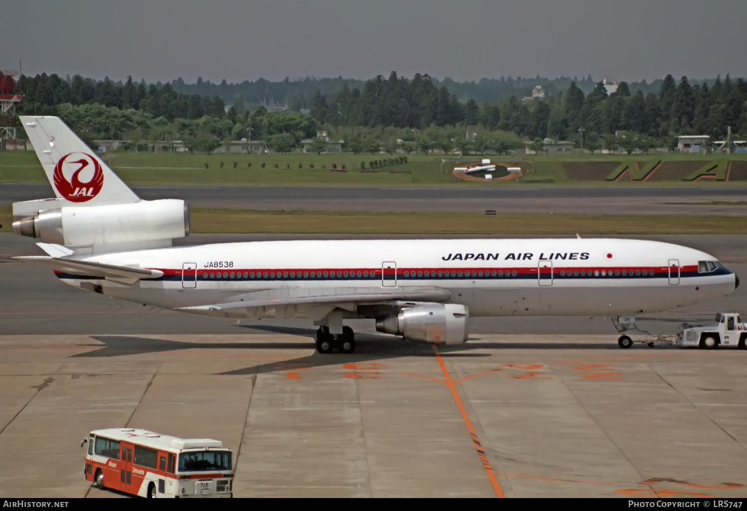 Aircraft Photo of JA8538 | McDonnell Douglas DC-10-40 | Japan Air Lines - JAL | AirHistory.net #420080