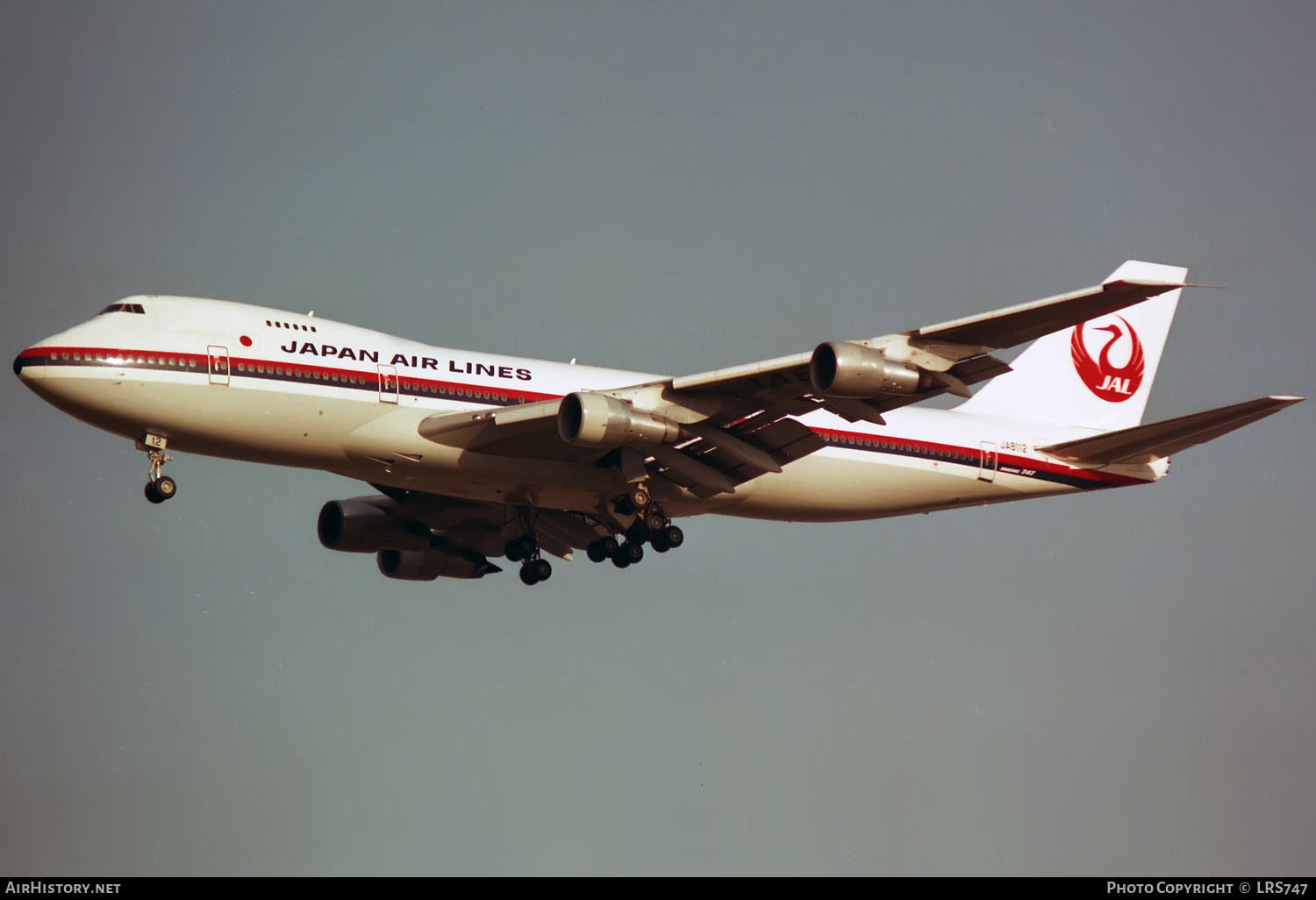 Aircraft Photo of JA8112 | Boeing 747-146 | Japan Air Lines - JAL | AirHistory.net #420121