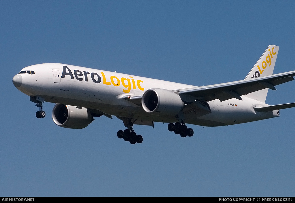 Aircraft Photo of D-AALA | Boeing 777-FZN | AeroLogic | AirHistory.net #420125
