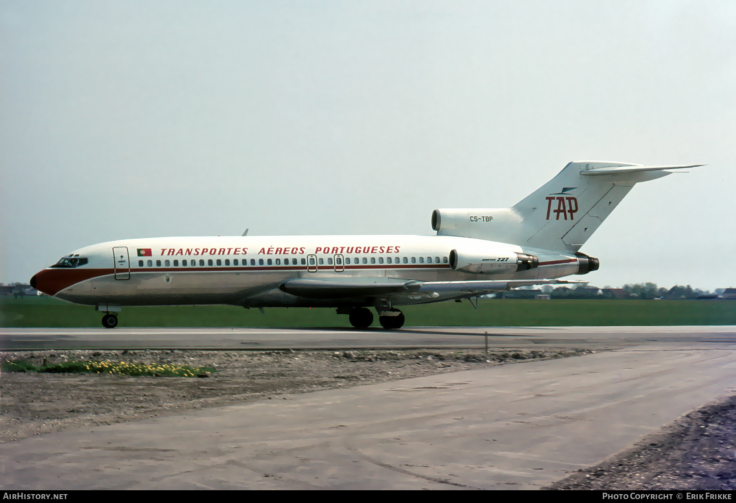 Aircraft Photo of CS-TBP | Boeing 727-82 | TAP - Transportes Aéreos Portugueses | AirHistory.net #420126