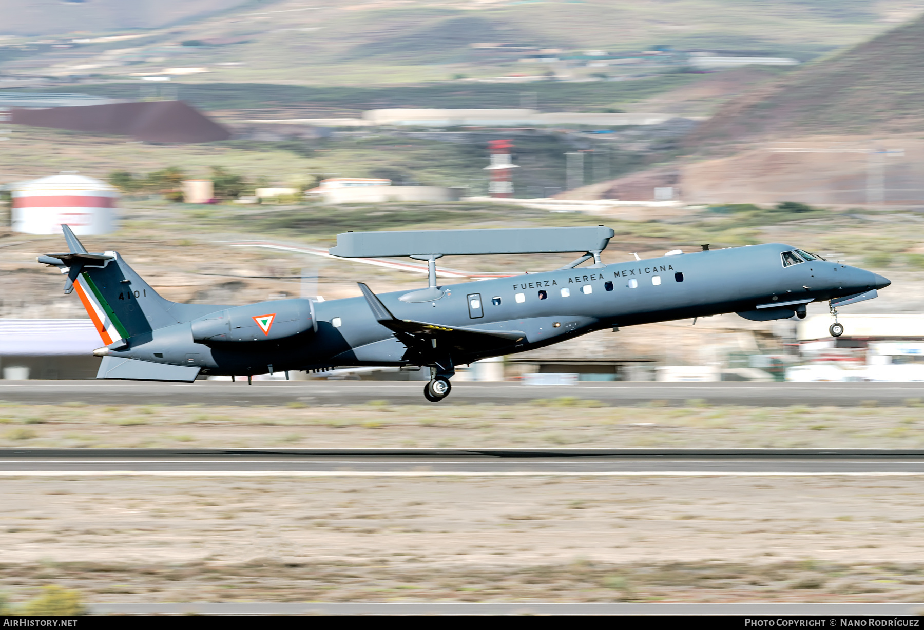 Aircraft Photo of 4101 | Embraer R-99 (EMB-145RS) | Mexico - Air Force | AirHistory.net #420153