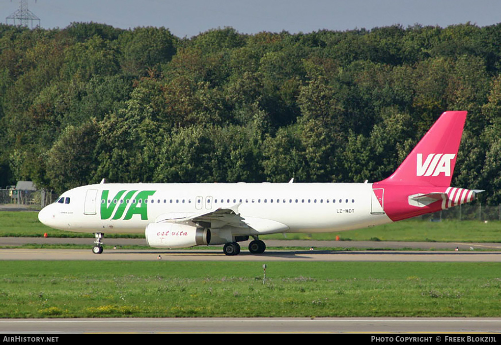 Aircraft Photo of LZ-MDT | Airbus A320-232 | VIA - Air VIA Bulgarian Airways | AirHistory.net #420183