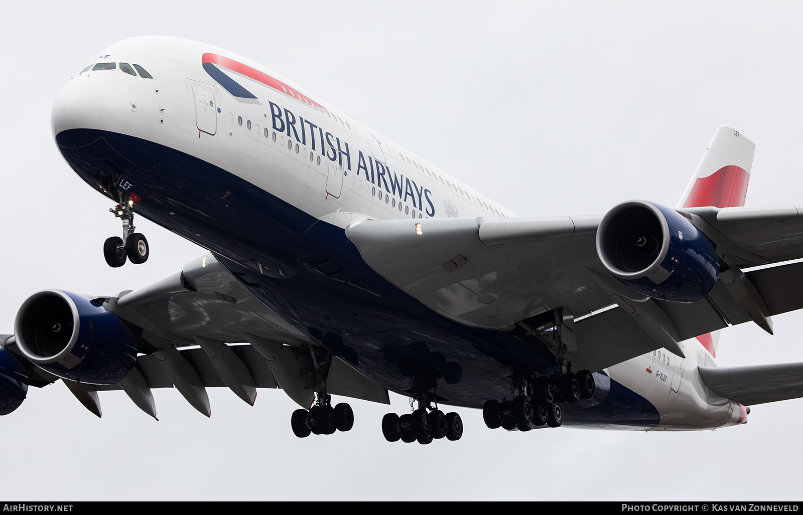 Aircraft Photo of G-XLEF | Airbus A380-841 | British Airways | AirHistory.net #420223