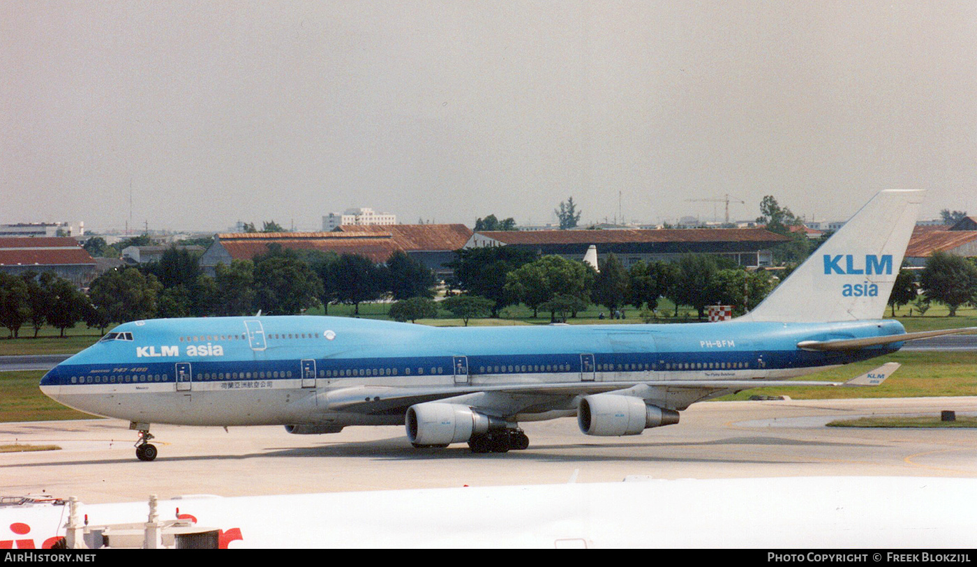 Aircraft Photo of PH-BFM | Boeing 747-406M | KLM Asia | AirHistory.net #420228
