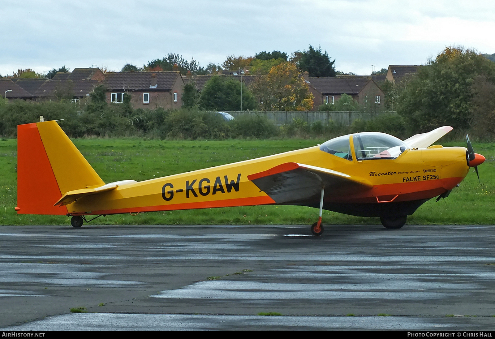 Aircraft Photo of G-KGAW | Scheibe SF-25C Falke | Bicester Gliding Centre | AirHistory.net #420245
