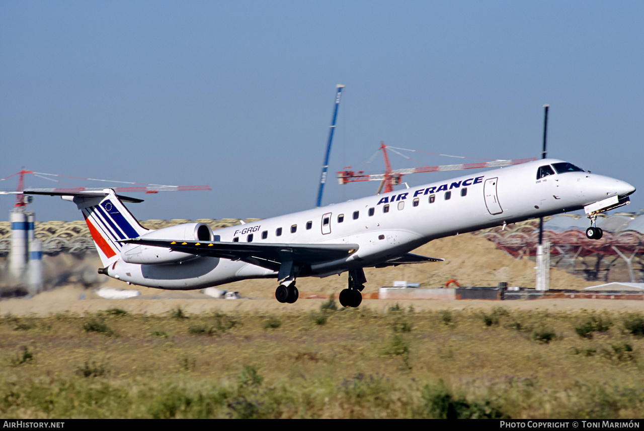 Aircraft Photo of F-GRGI | Embraer ERJ-145EU (EMB-145EU) | Air France | AirHistory.net #420262