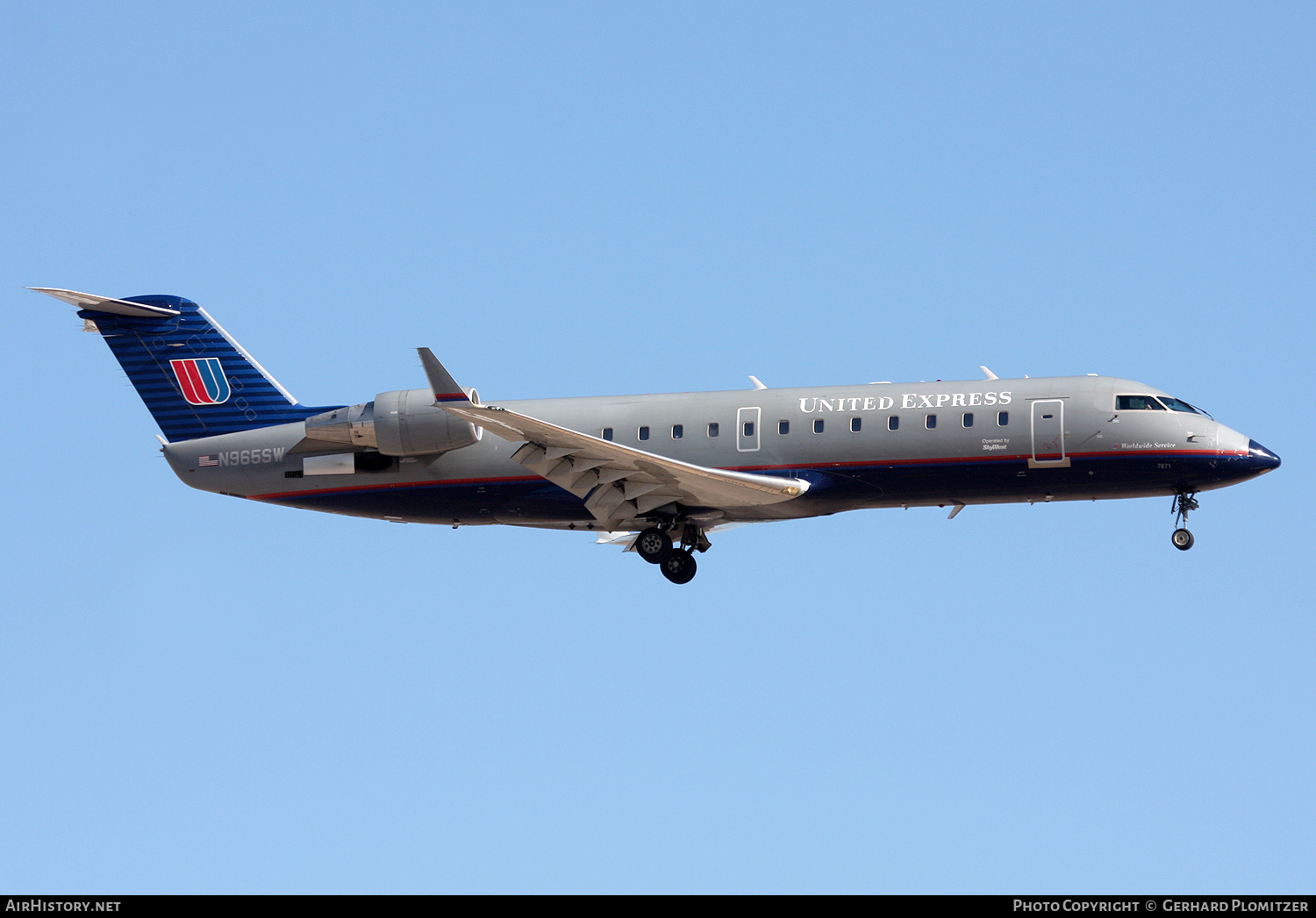Aircraft Photo of N965SW | Bombardier CRJ-200ER (CL-600-2B19) | United Express | AirHistory.net #420278