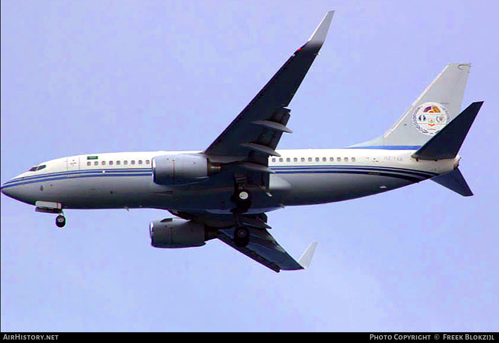 Aircraft Photo of HZ-TAA | Boeing 737-7P3 BBJ | AirHistory.net #420284