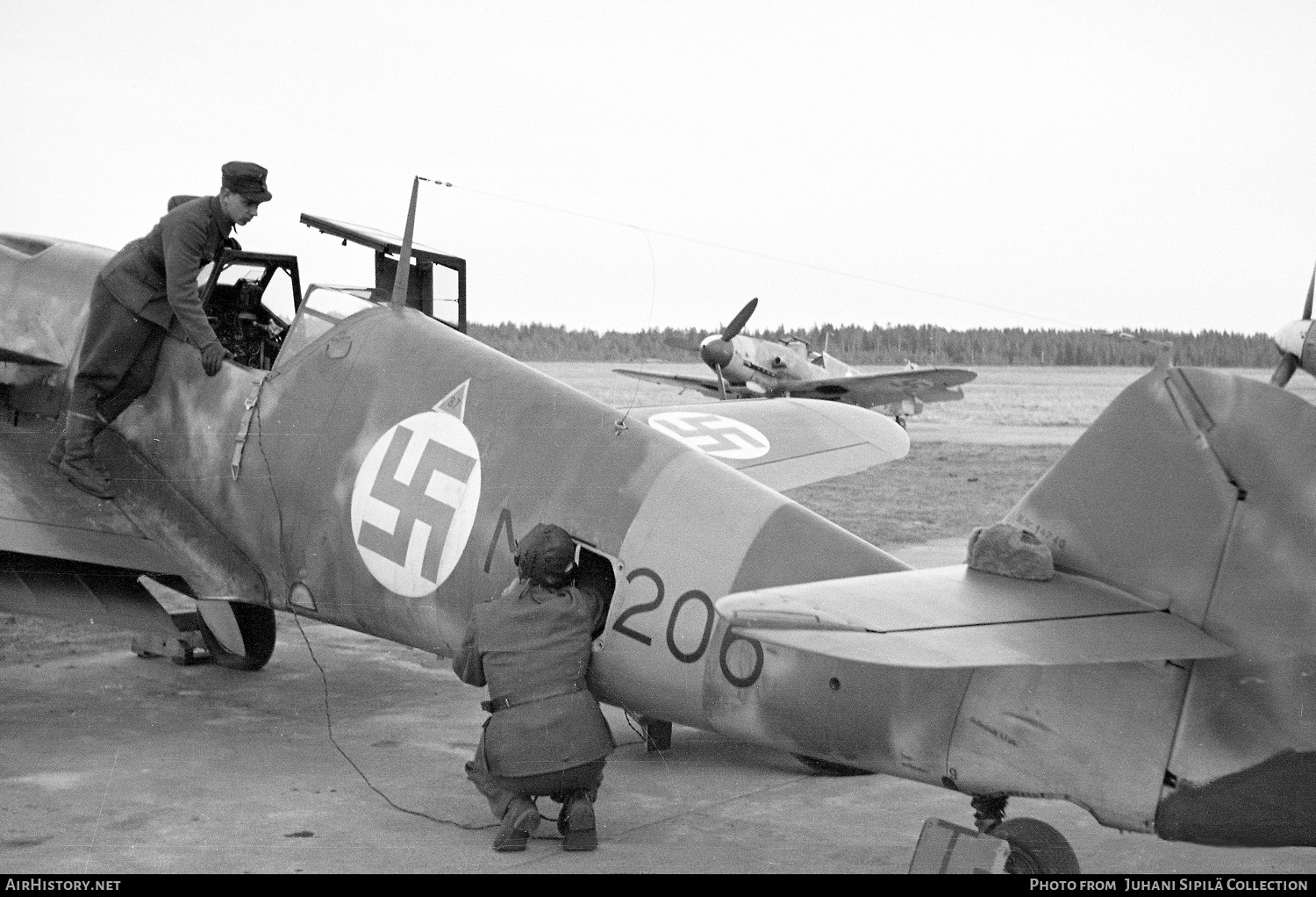 Aircraft Photo of MT-206 | Messerschmitt Bf-109G-2 | Finland - Air Force | AirHistory.net #420285