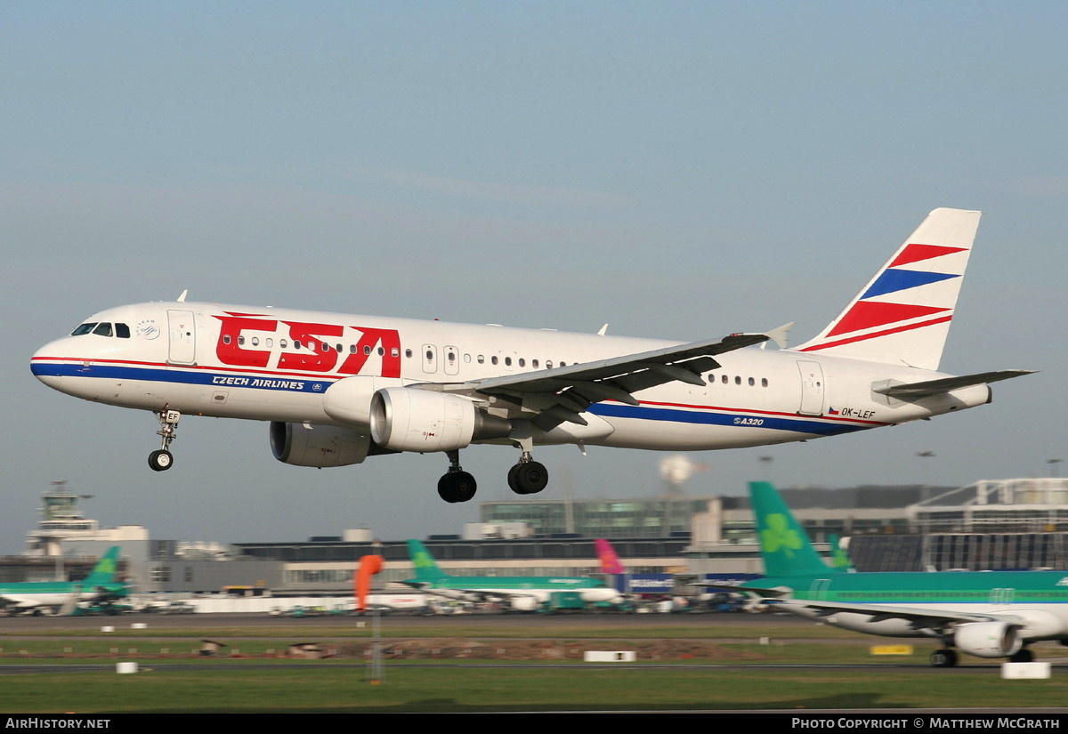 Aircraft Photo of OK-LEF | Airbus A320-214 | ČSA - Czech Airlines | AirHistory.net #420299