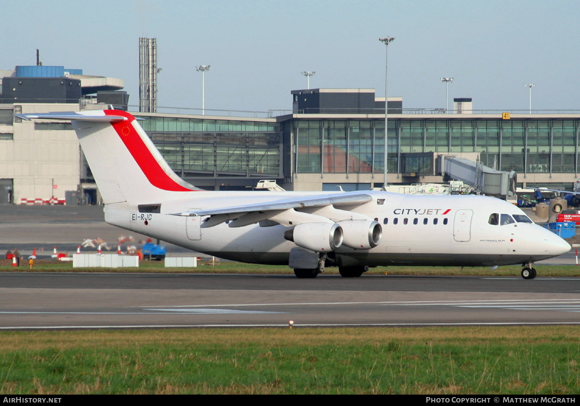 Aircraft Photo of EI-RJC | British Aerospace Avro 146-RJ85 | CityJet | AirHistory.net #420301