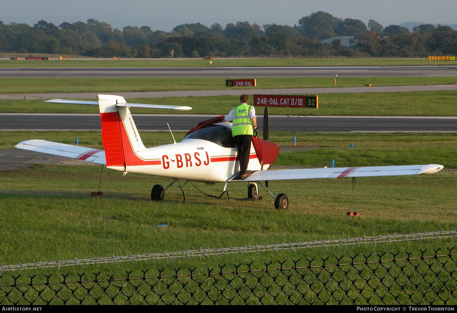Aircraft Photo of G-BRSJ | Piper PA-38-112 Tomahawk II | AirHistory.net #420307