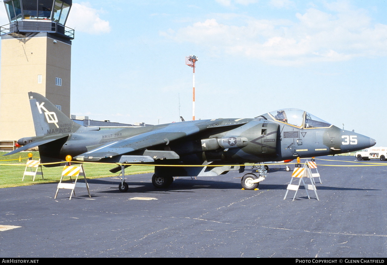 Aircraft Photo of 162950 | McDonnell Douglas AV-8B Harrier II | USA - Marines | AirHistory.net #420323