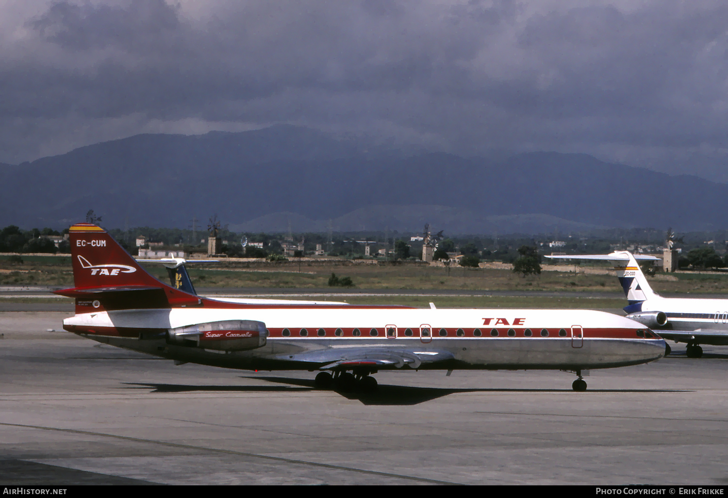 Aircraft Photo of EC-CUM | Sud SE-210 Caravelle 10B3 Super B | TAE - Trabajos Aéreos y Enlaces | AirHistory.net #420329