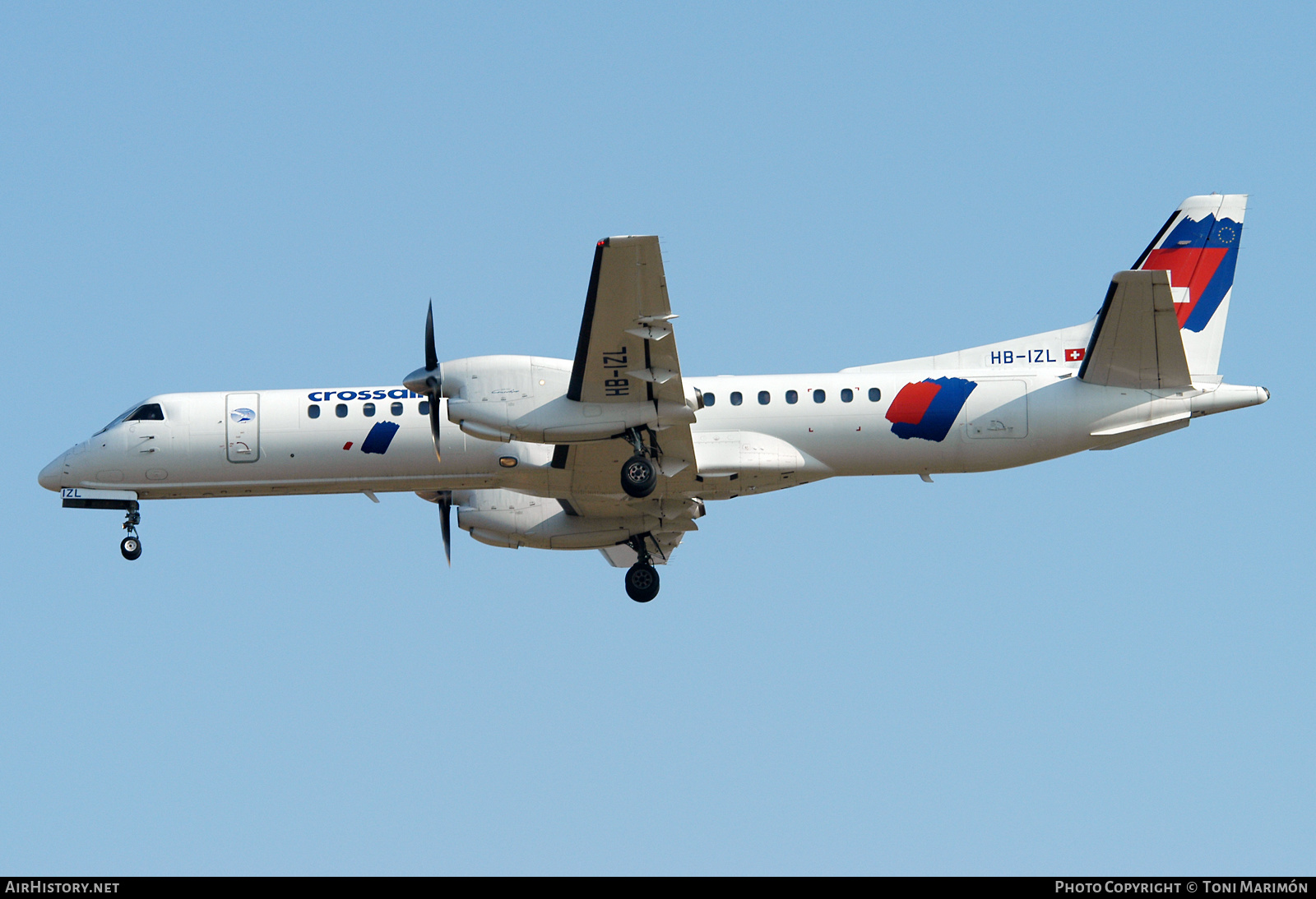 Aircraft Photo of HB-IZL | Saab 2000 | Crossair | AirHistory.net #420390