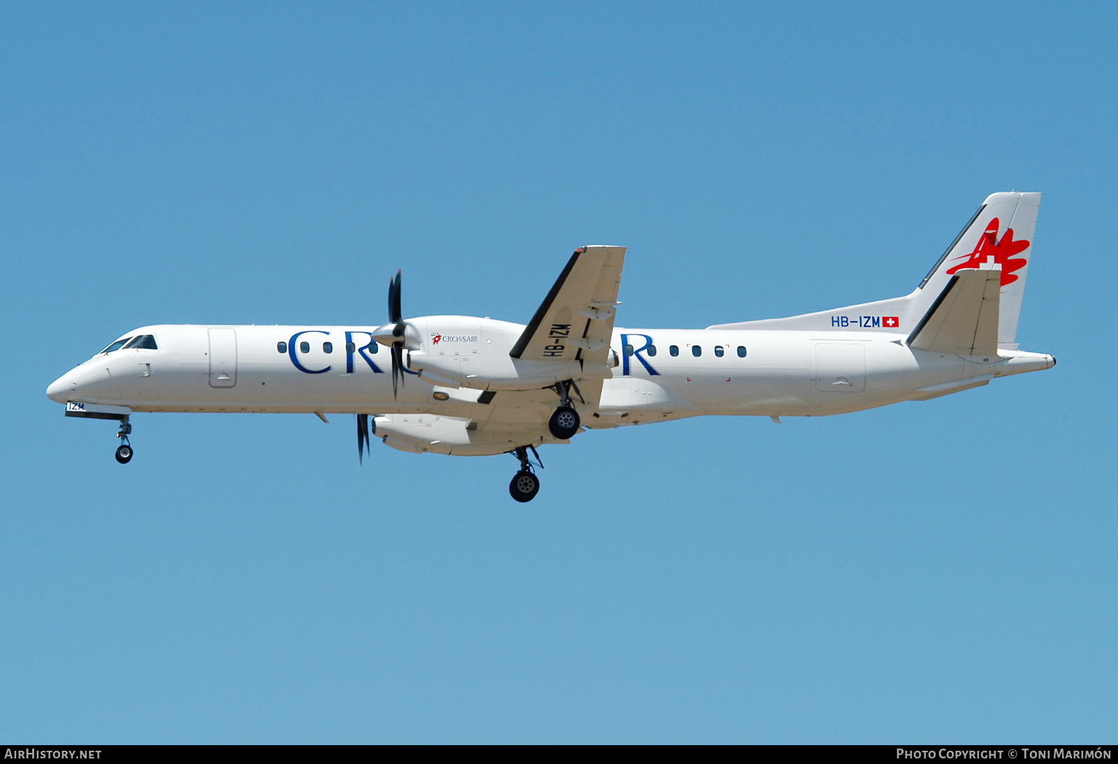 Aircraft Photo of HB-IZM | Saab 2000 | Crossair | AirHistory.net #420393