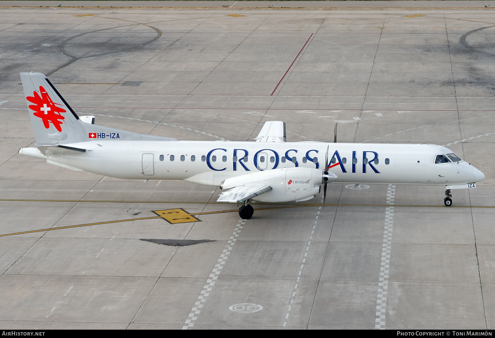 Aircraft Photo of HB-IZA | Saab 2000 | Crossair | AirHistory.net #420396