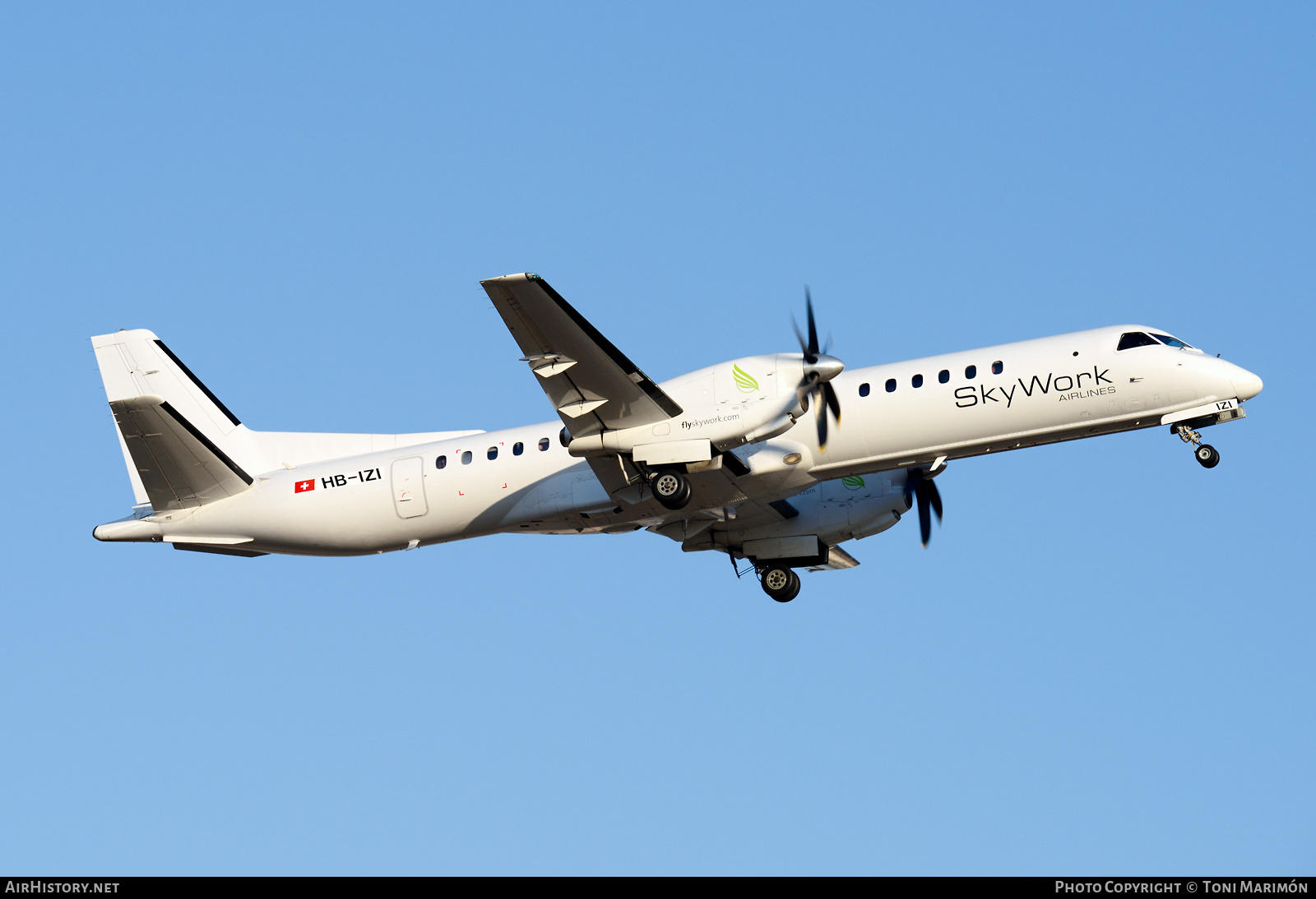 Aircraft Photo of HB-IZI | Saab 2000 | SkyWork Airlines | AirHistory.net #420407