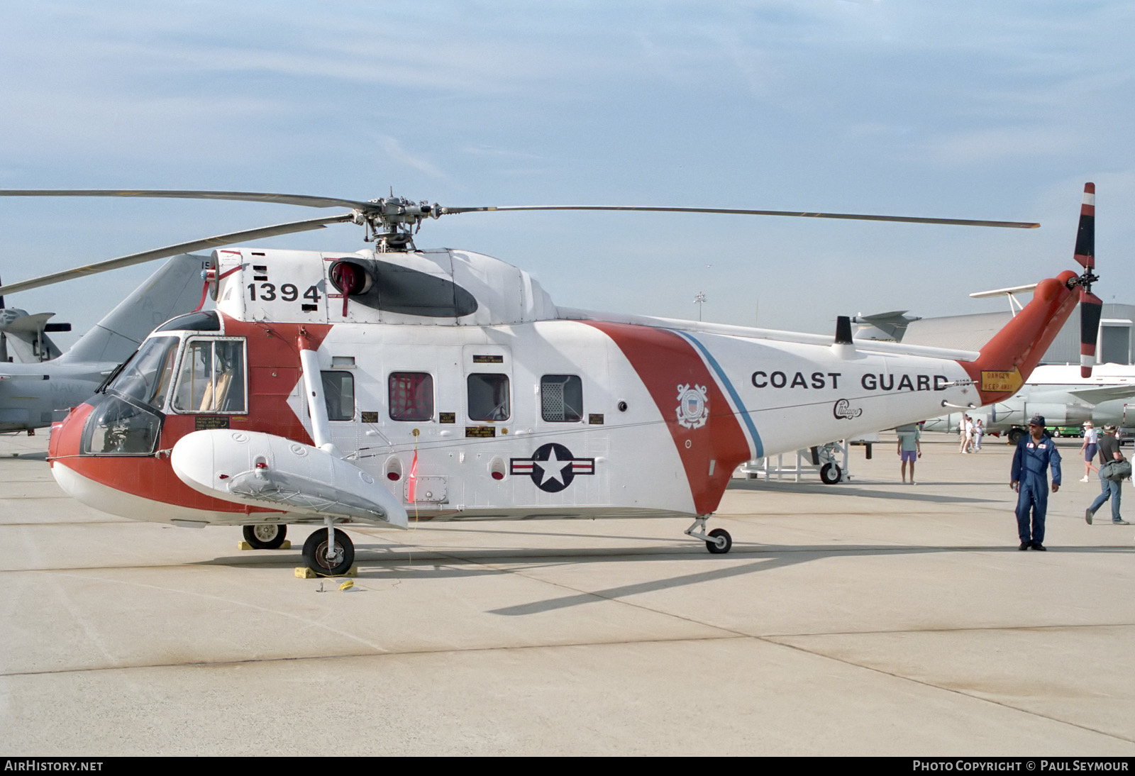 Aircraft Photo of N1394 / 1394 | Sikorsky HH-52A Seaguard (S-62A) | USA - Coast Guard | AirHistory.net #420410