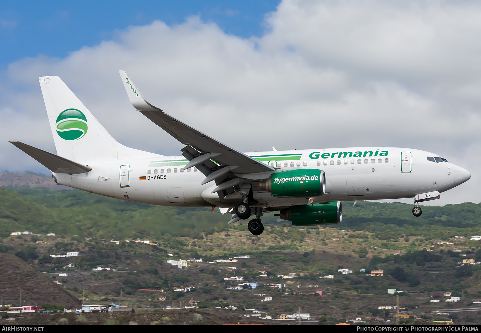 Aircraft Photo of D-AGES | Boeing 737-75B | Germania | AirHistory.net #420416