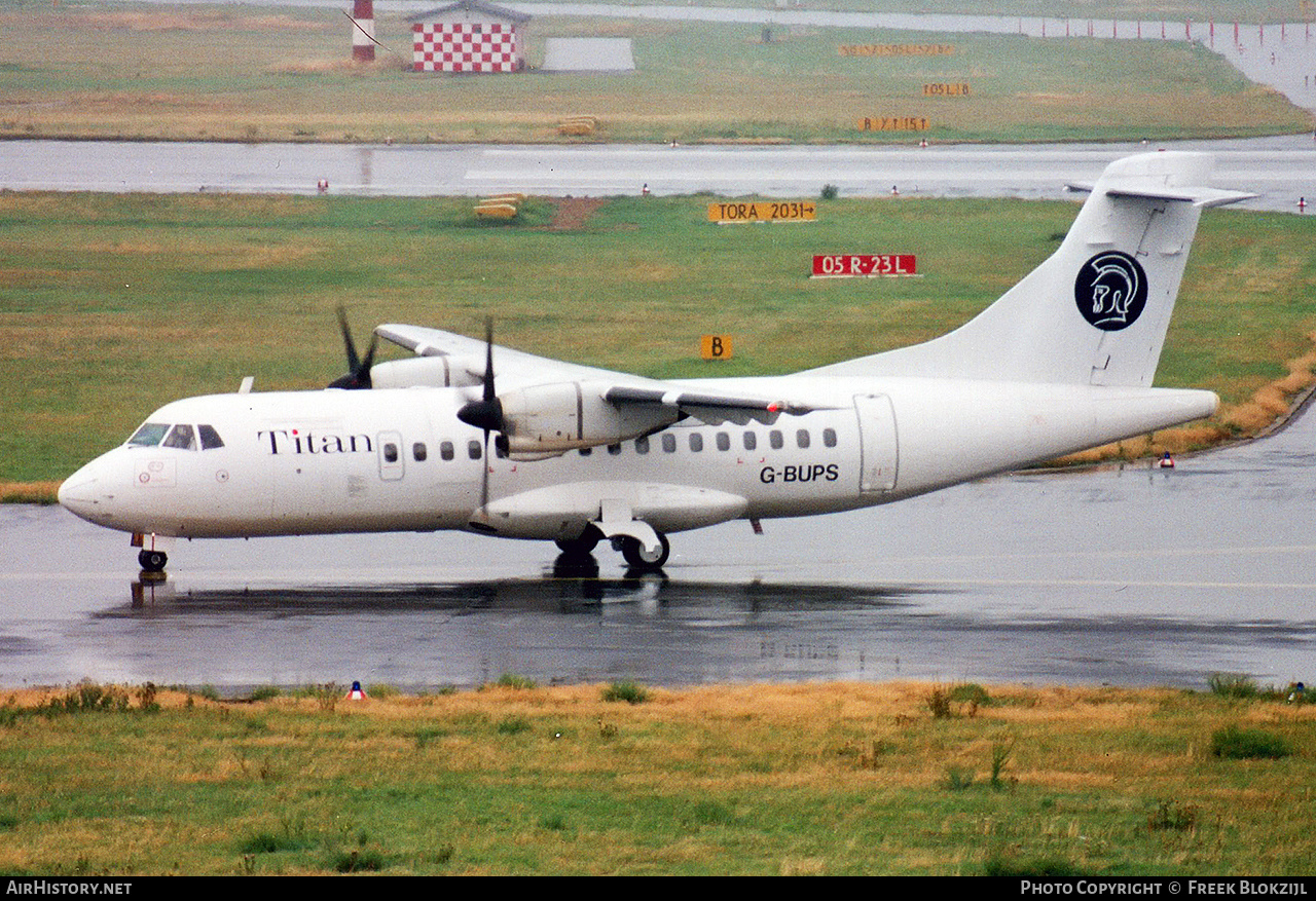 Aircraft Photo of G-BUPS | ATR ATR-42-300 | Titan Airways | AirHistory.net #420456
