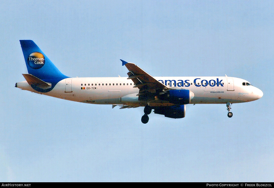 Aircraft Photo of OO-TCM | Airbus A320-212 | Thomas Cook Airlines | AirHistory.net #420460