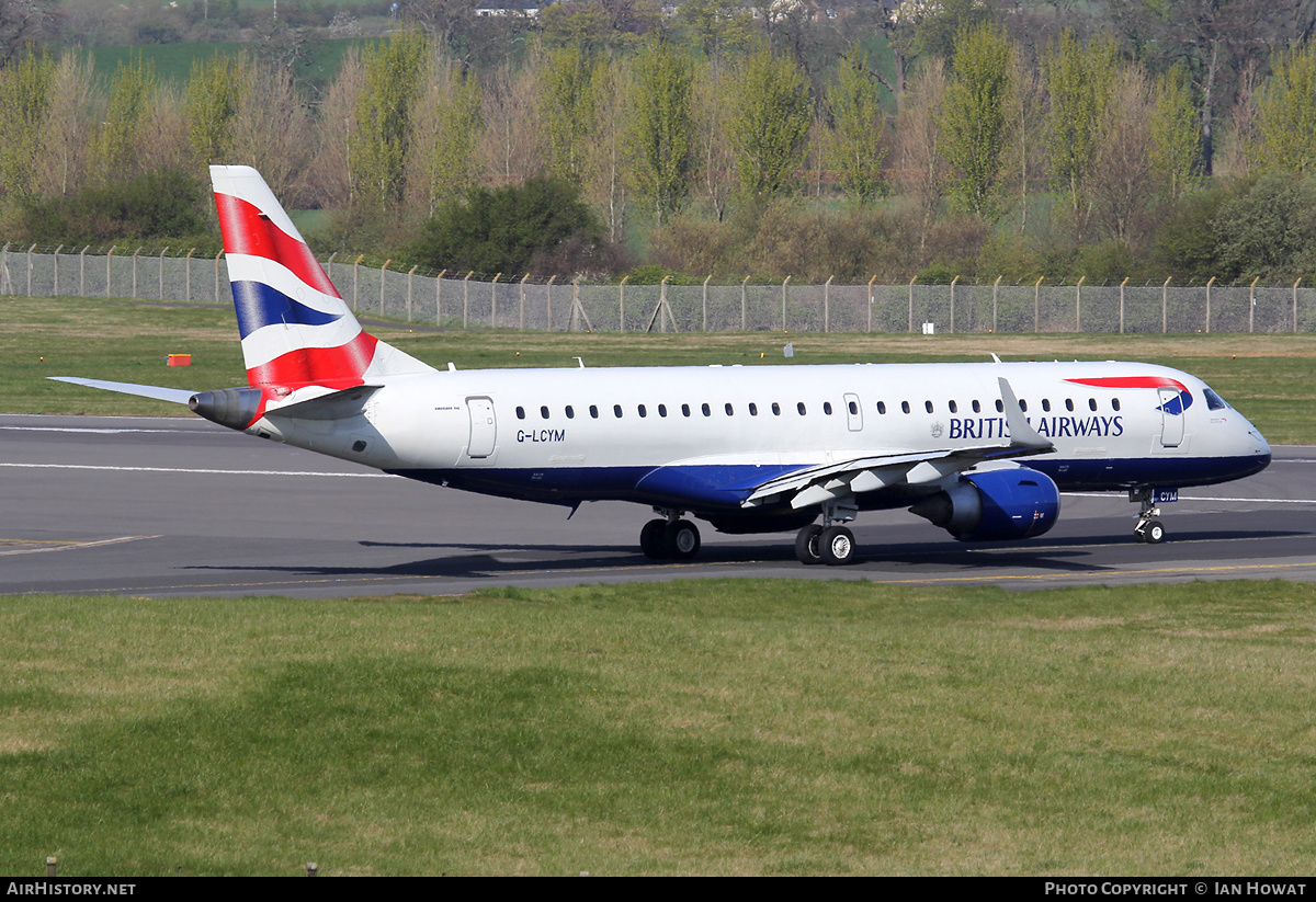 Aircraft Photo of G-LCYM | Embraer 190SR (ERJ-190-100SR) | British Airways | AirHistory.net #420477