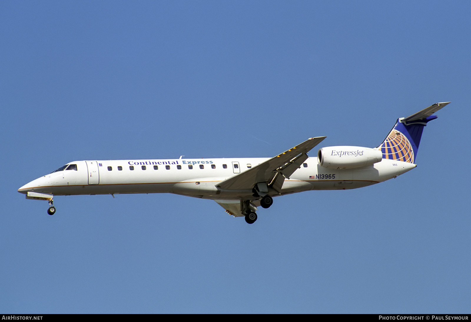 Aircraft Photo of N13965 | Embraer ERJ-145LR (EMB-145LR) | Continental Express | AirHistory.net #420509