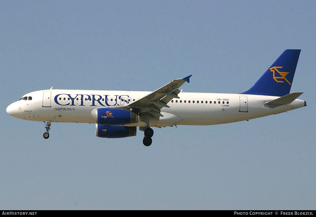 Aircraft Photo of 5B-DBD | Airbus A320-231 | Cyprus Airways | AirHistory.net #420535