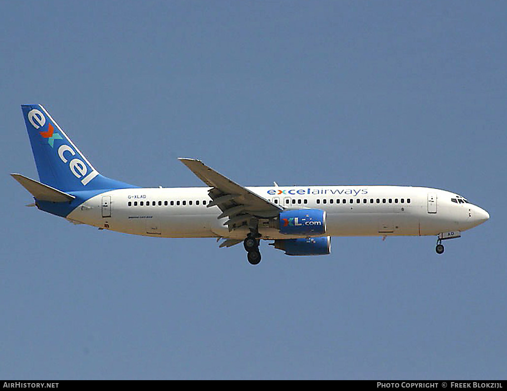 Aircraft Photo of G-XLAD | Boeing 737-81Q | Excel Airways | AirHistory.net #420537