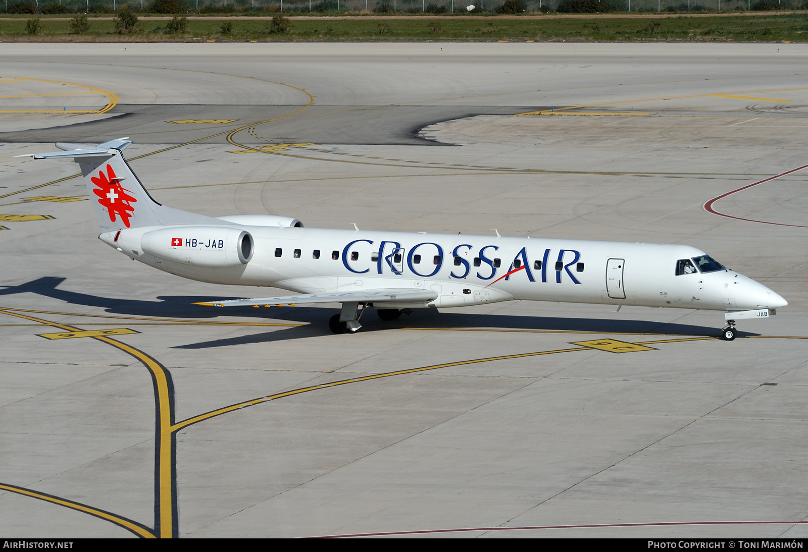 Aircraft Photo of HB-JAB | Embraer ERJ-145LR (EMB-145LR) | Crossair | AirHistory.net #420546