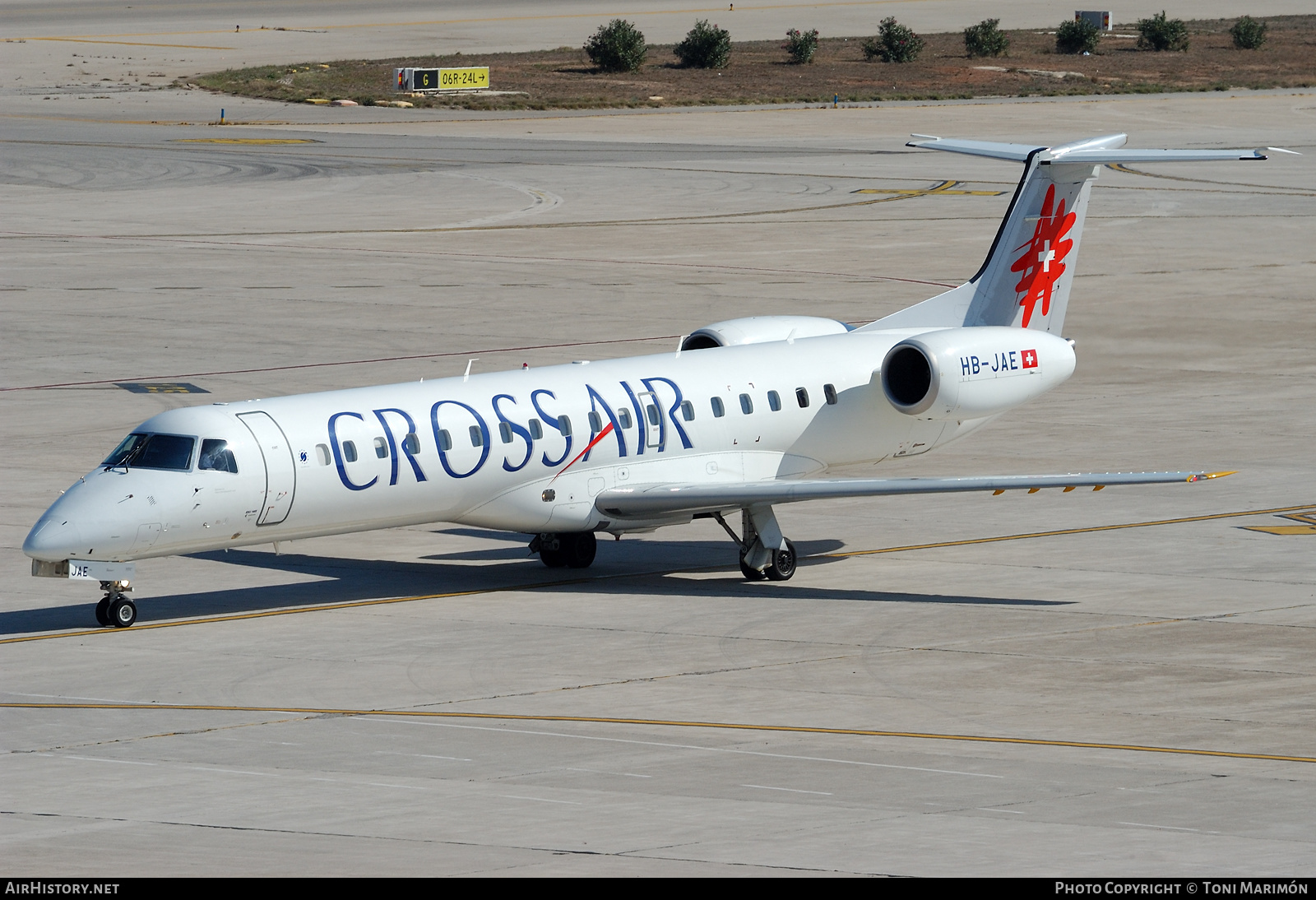 Aircraft Photo of HB-JAE | Embraer ERJ-145LU (EMB-145LU) | Crossair | AirHistory.net #420554